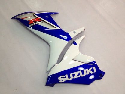 Amotopart 2011-2021 Suzuki GSXR 600 750 Cladding White? e kit blu