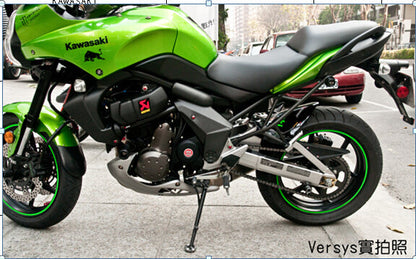 Cavalletto laterale Cavalletto Piastra Pad Per Kawasaki ZX 6R 10R Z1000 ER6N/F Z800 VERSYS Generico