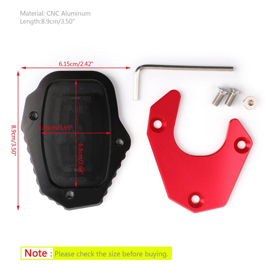 1X cavalletto cavalletto laterale estensione ingranditore pad per HONDA CRF250 RALLY 17-19 generico