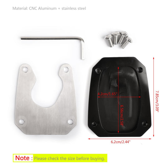 cavalletto laterale cavalletto estensione ingranditore pad per HONDA VFR1200X 2012-2017 generico