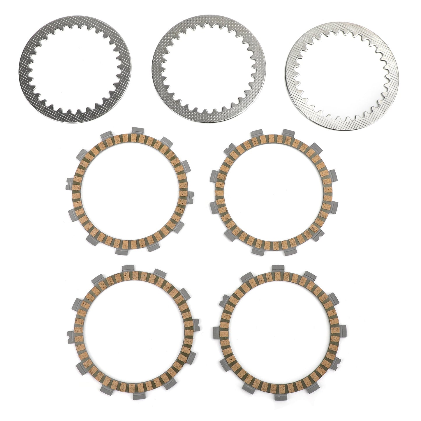 Areyourshop Kit frizione in acciaio e dischi di attrito adatti per Suzuki DS80 JR80 RM80