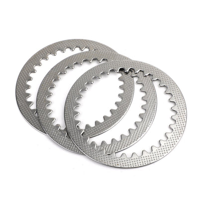 Areyourshop Kit frizione in acciaio e dischi di attrito adatti per Suzuki DS80 JR80 RM80