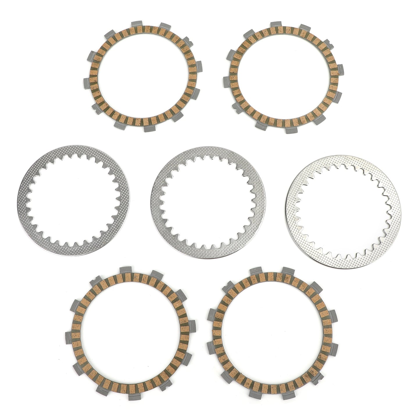 Areyourshop Kit frizione in acciaio e dischi di attrito adatti per Suzuki DS80 JR80 RM80