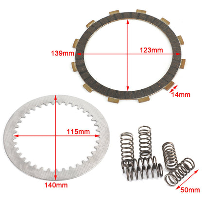 Kit frizione Set Dischi Dischi Piastre Molle Guarnizione adatta per Suzuki LTZ400 2005-2008 Generico