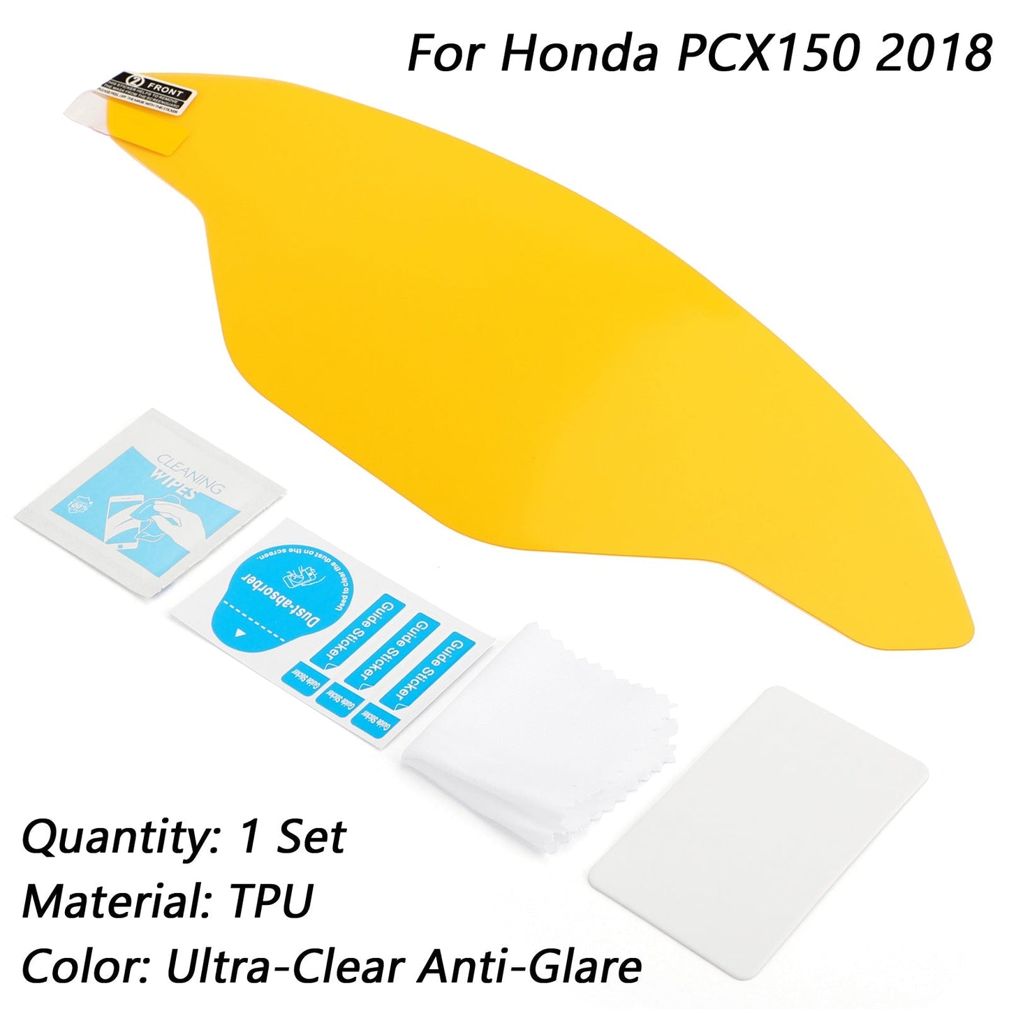 Moto Anti-Glare Ultra Clear Cruscotto Proteggi Schermo per Honda PCX150 2018 Generico