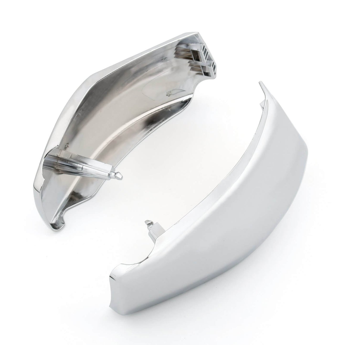 Coperchio della batteria Coperchio laterale Chrome 2 pezzi Per Honda VTX 1300 2003 2004 2005 2006 2007 2008 2009 Generico