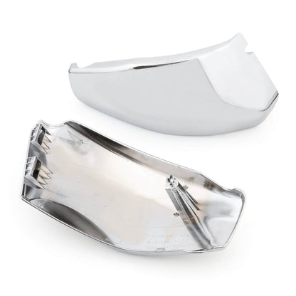 Coperchio della batteria Coperchio laterale Chrome 2 pezzi Per Honda VTX 1300 2003 2004 2005 2006 2007 2008 2009 Generico