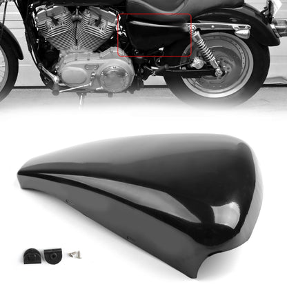 1 pezzo coperchio batteria lato sinistro per Harley Sportster XL Iron 883 1200 2014-2018 generico