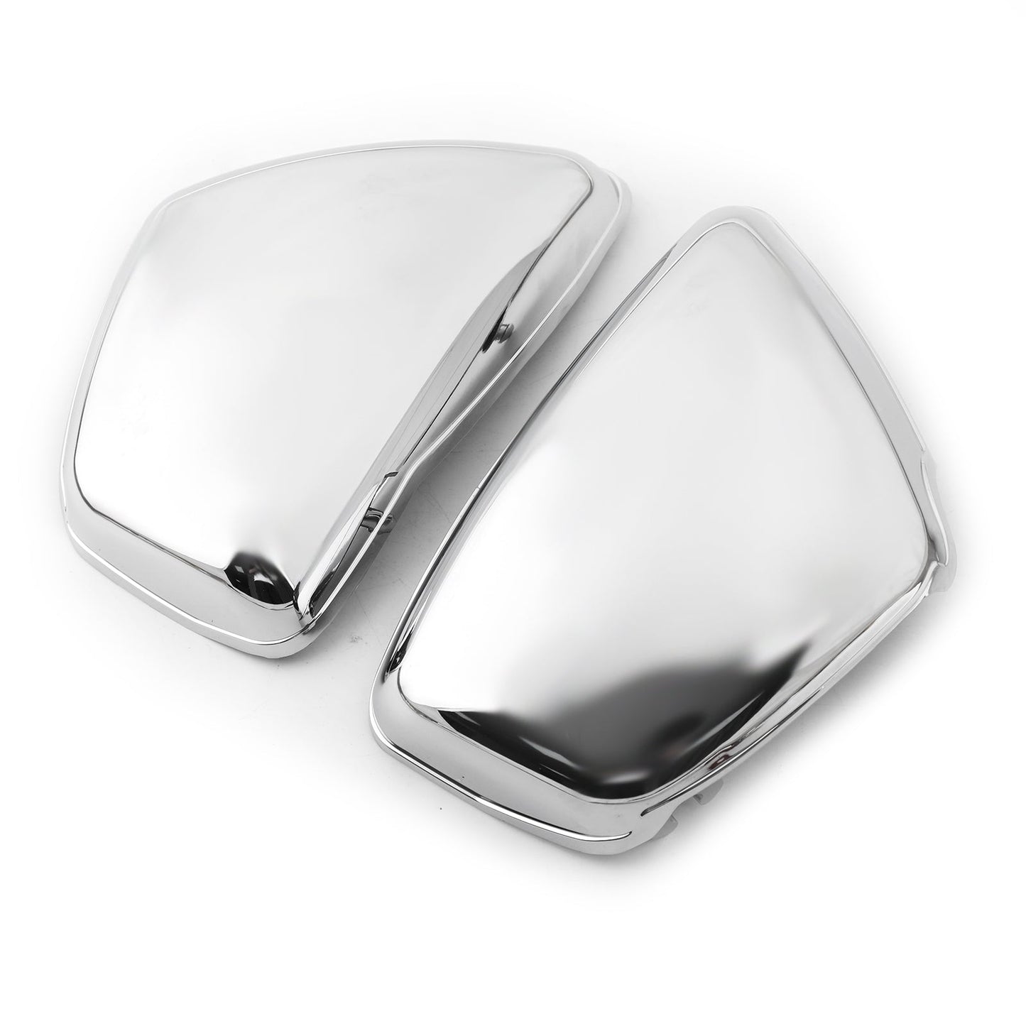 Coperchio laterale batteria Areyourshop adatto per Yamaha 1984-up XV 700 750 1000 1100 Virago sinistra e destra