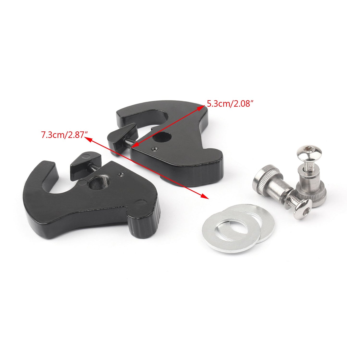 Kit Chiusure a Chiusura Rotante con Serratura per Sissy Bar Touring, Softail, Sportster Generico