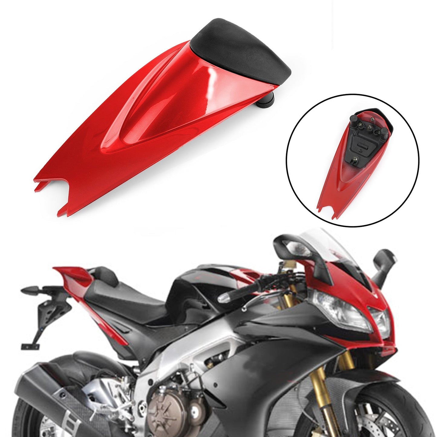 Coprisedile posteriore in ABS per carenatura monoposto per APRILIA RSV4 R 1000 APRC 2009-2016 generico