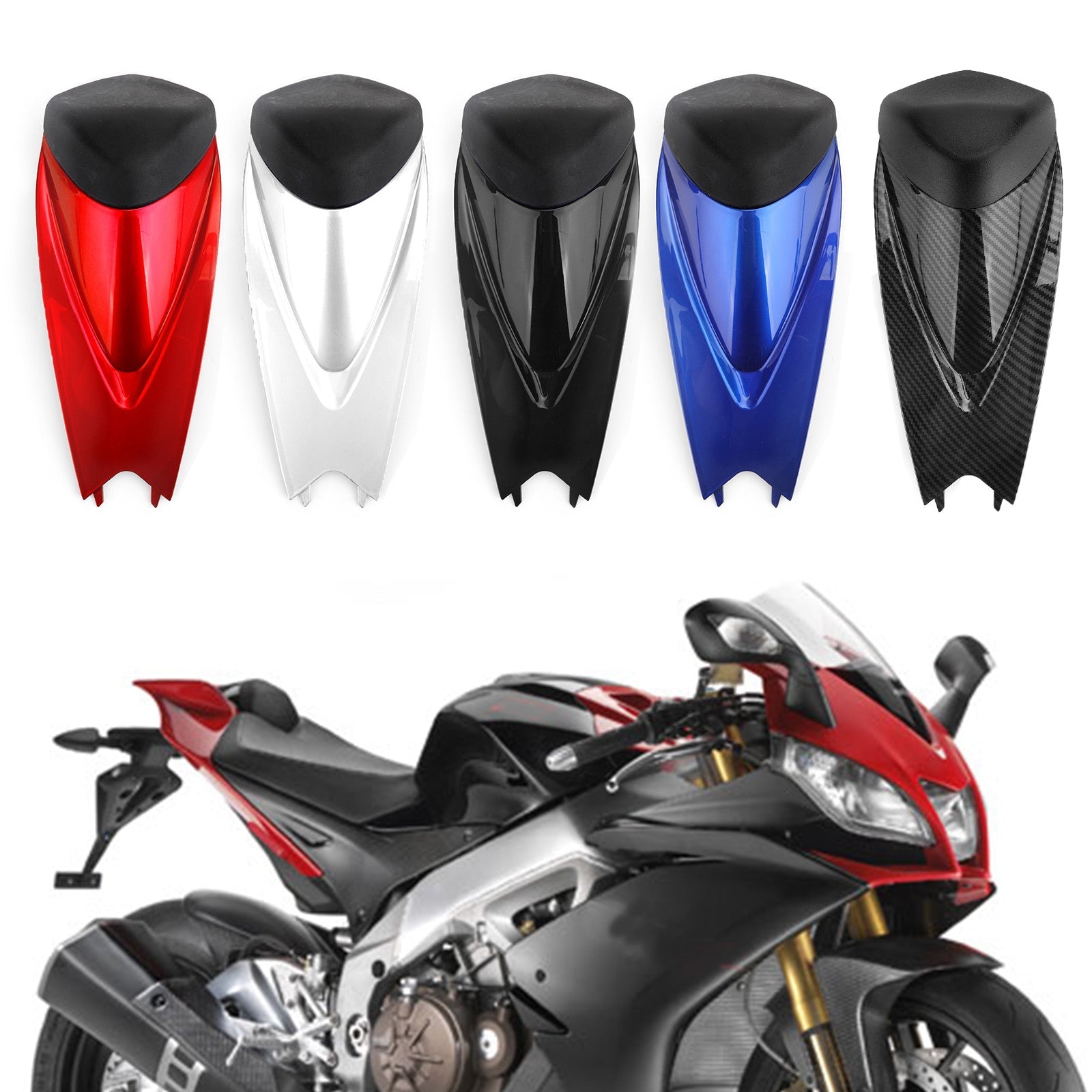 ABS Rear Seat Solo Cowl Fairing Cover For 2009-2016 APRILIA RSV4 R 1000 APRC