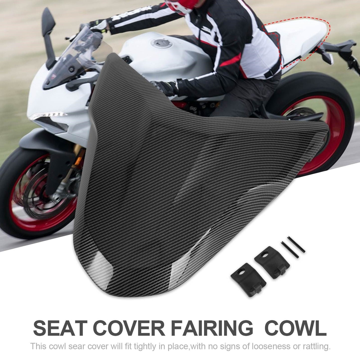 Coda posteriore coprisedile cupolino per DUCATI Supersport 939 950 tutto l"anno generico