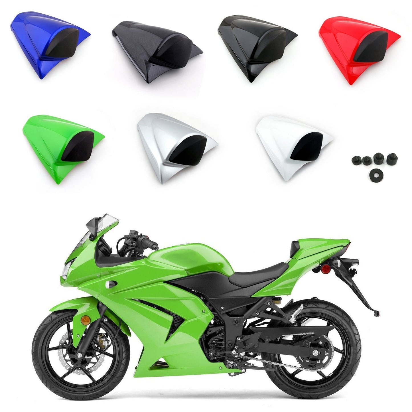 Rear Seat Fairing Cover Cowl For Kawasaki Ninja ZX250R ZX250 2008-2012 2011