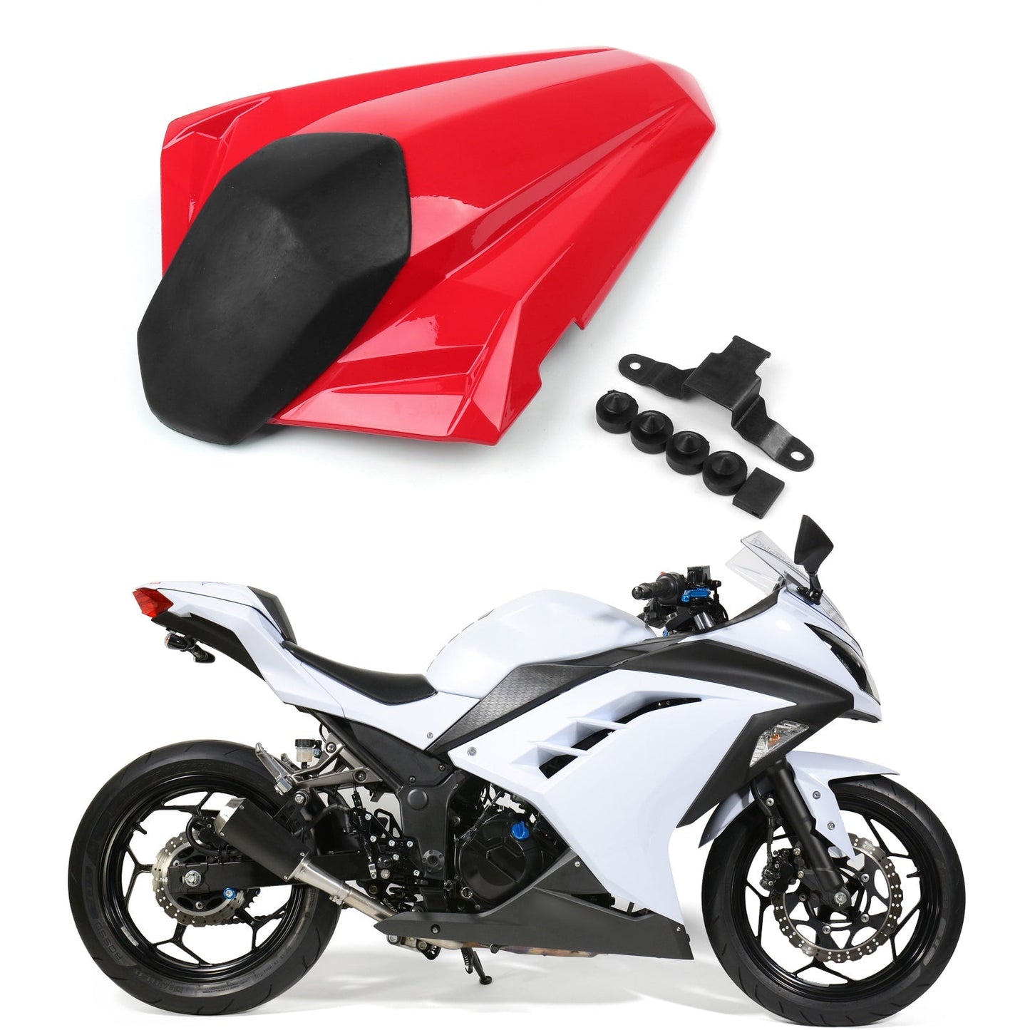 Carenatura del sedile posteriore per Kawasaki Ninja 300R / EX300R 2013-2024 Generico