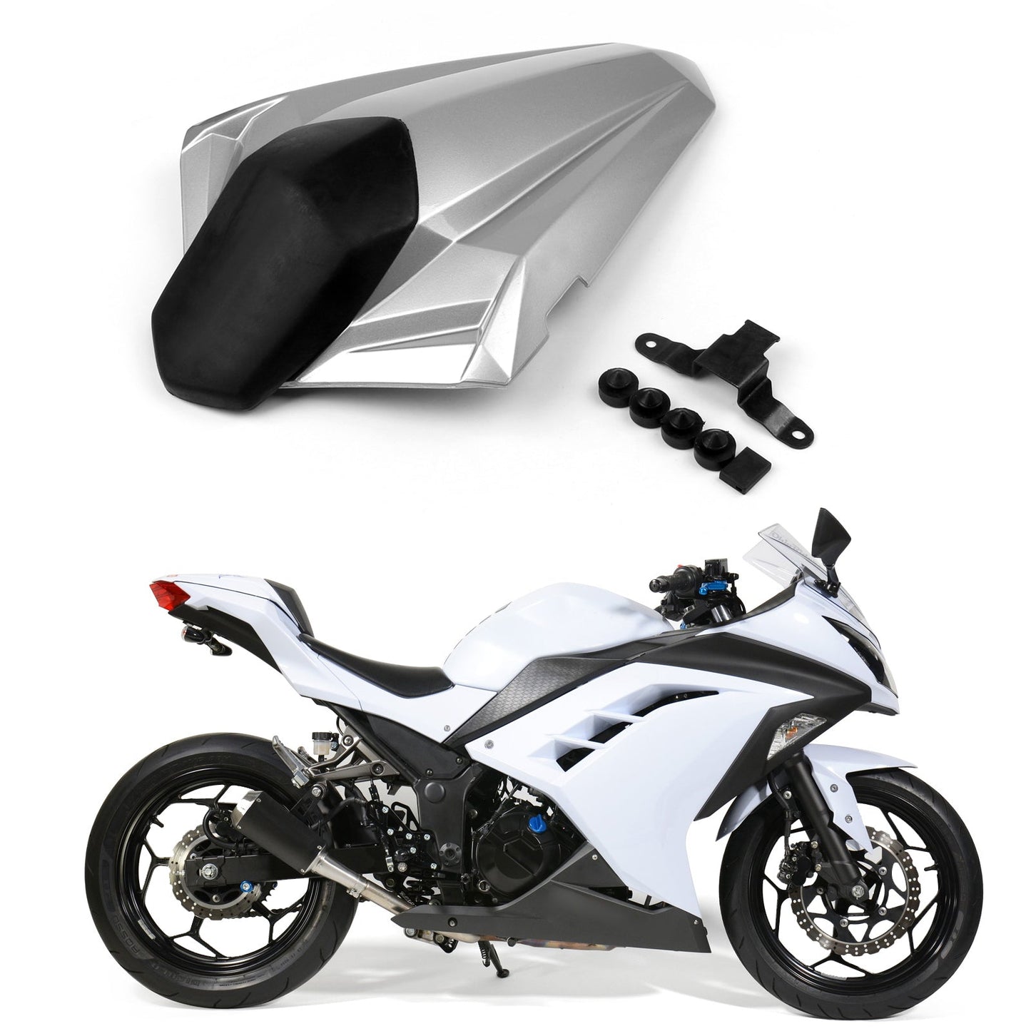 Carenatura del sedile posteriore per Kawasaki Ninja 300R / EX300R 2013-2024 Generico