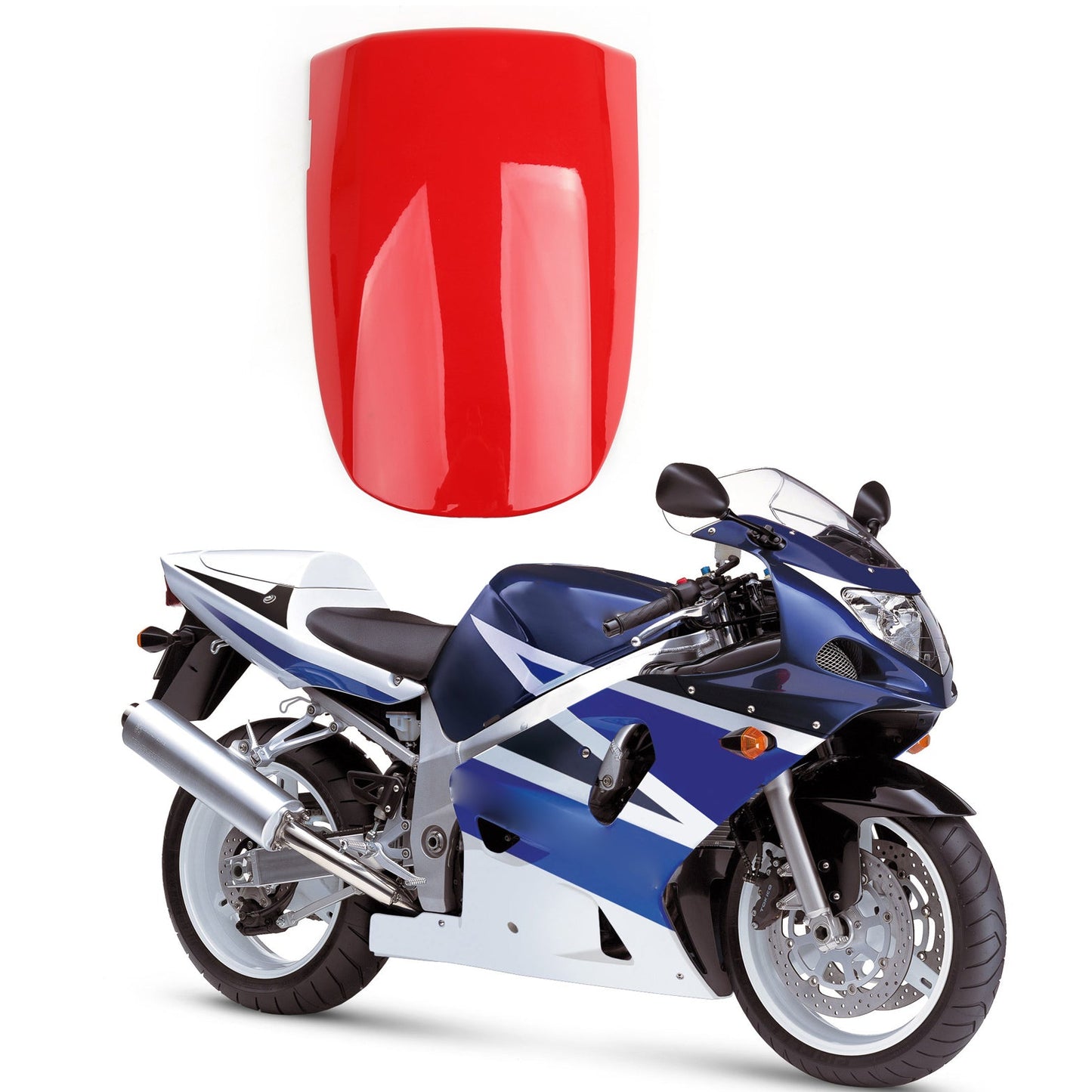 Sedile posteriore carenatura copertura cappuccio per Suzuki GSXR600/750 2001-2003 GSXR1000 00-02 Generico