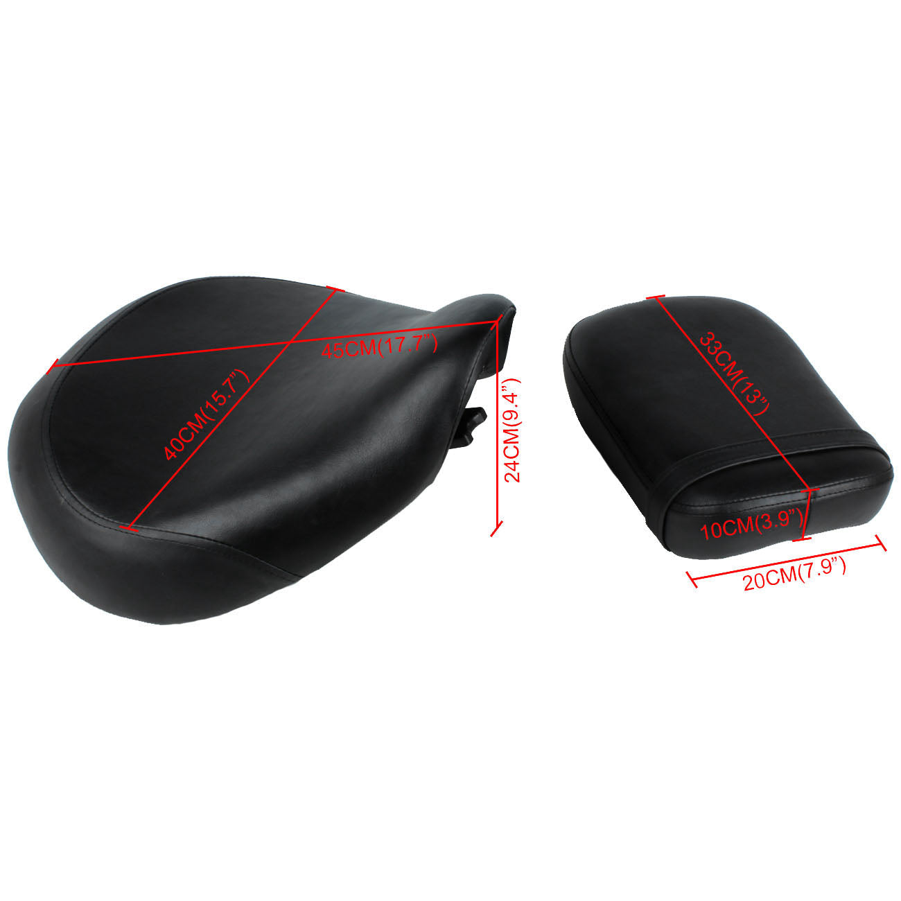 Per Honda Shadow Spirit VT750 ACE VT750C VT750CD Anteriore Posteriore Cuscino Pad Sedile Generico