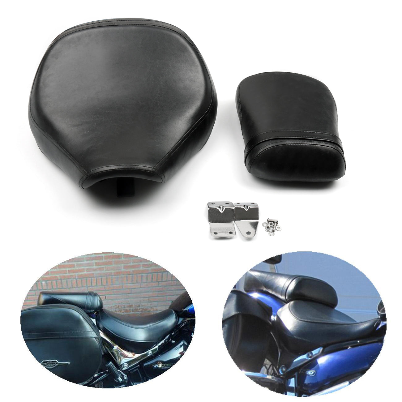 Per Honda Shadow Spirit VT750 ACE VT750C VT750CD Anteriore Posteriore Cuscino Pad Sedile Generico
