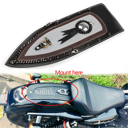 2004-2016 Harley Sportster XL883 Copri bavaglino per parafango posteriore in pelle monoposto