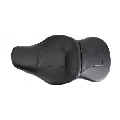 Sella passeggero Black Rider per Touring Street Electra Glide Road King 2014-2019 Generico