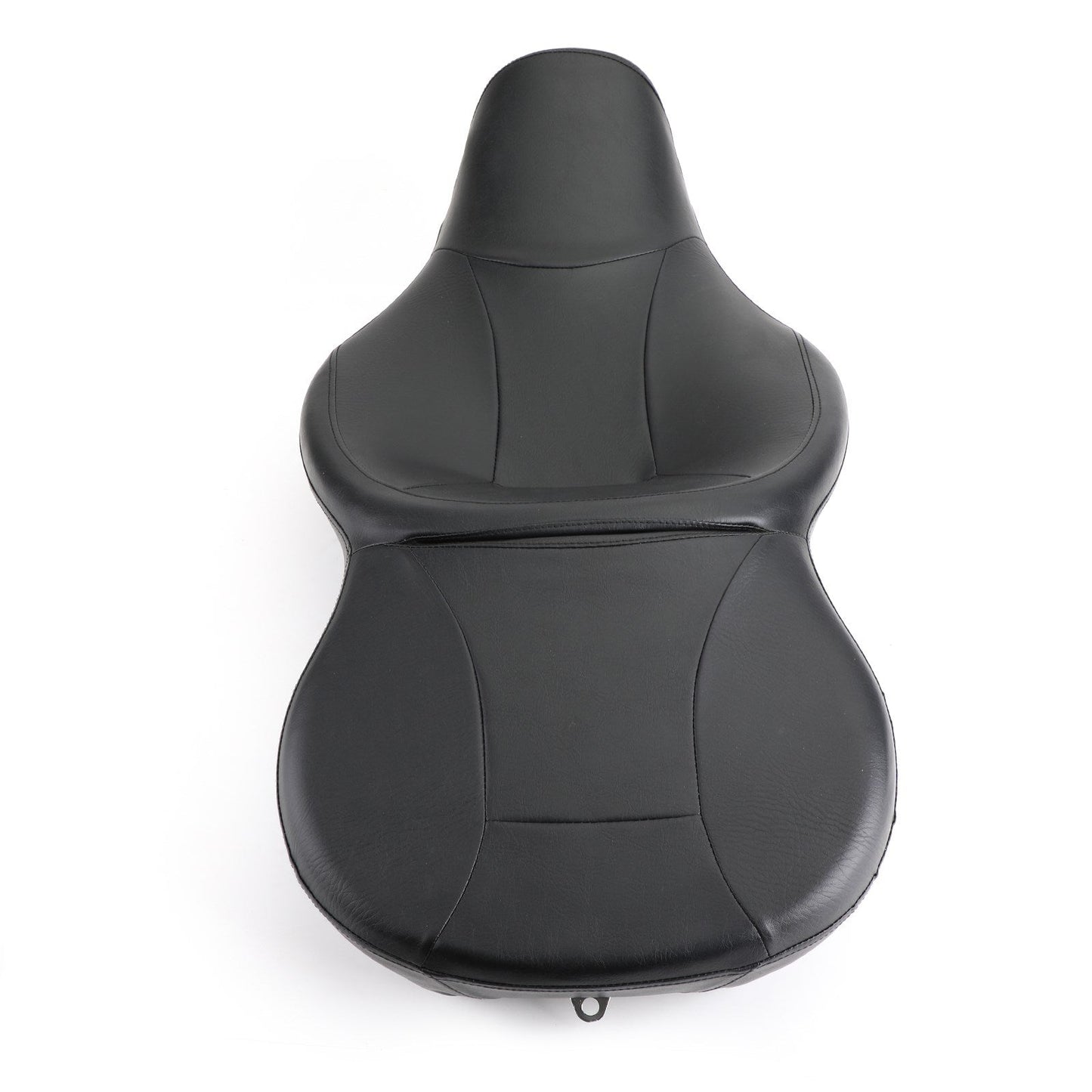 Sella passeggero Black Rider per Touring Street Electra Glide Road King 2014-2019 Generico