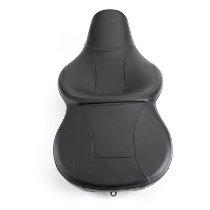 Sella passeggero Black Rider per Touring Street Electra Glide Road King 2014-2019 Generico