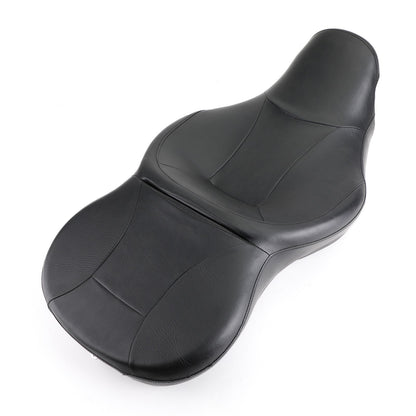 Sella passeggero Black Rider per Touring Street Electra Glide Road King 2014-2019 Generico
