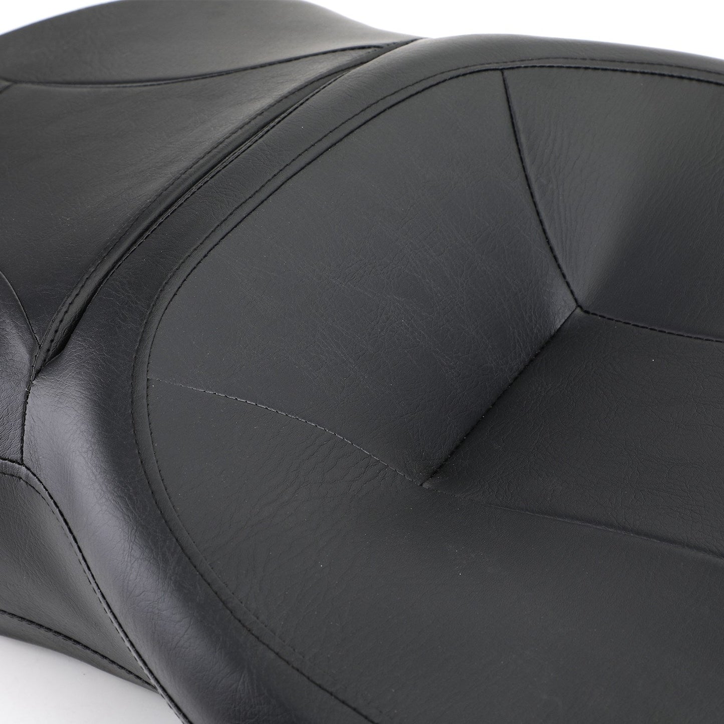 Sella passeggero Black Rider per Touring Street Electra Glide Road King 2014-2019 Generico