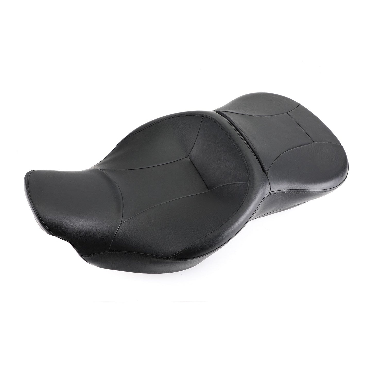 Sella passeggero Black Rider per Touring Street Electra Glide Road King 2014-2019 Generico
