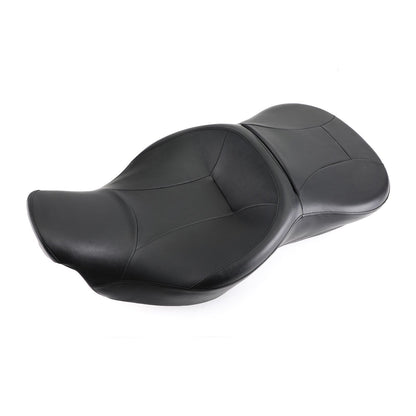 Sella passeggero Black Rider per Touring Street Electra Glide Road King 2014-2019 Generico