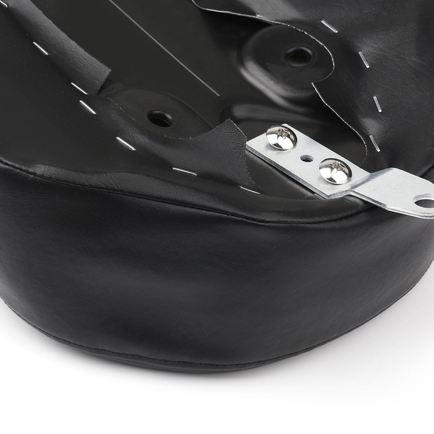 Per Dyna FXD FXDL 2006-2009 Sedile passeggero passeggero posteriore moto nero Generico
