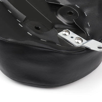 Per Dyna FXD FXDL 2006-2009 Sedile passeggero passeggero posteriore moto nero Generico