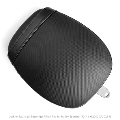 Cuscino Sedile Posteriore Passeggero Sellino Pad Fits Sportster XL1200 883 72 48 Generico