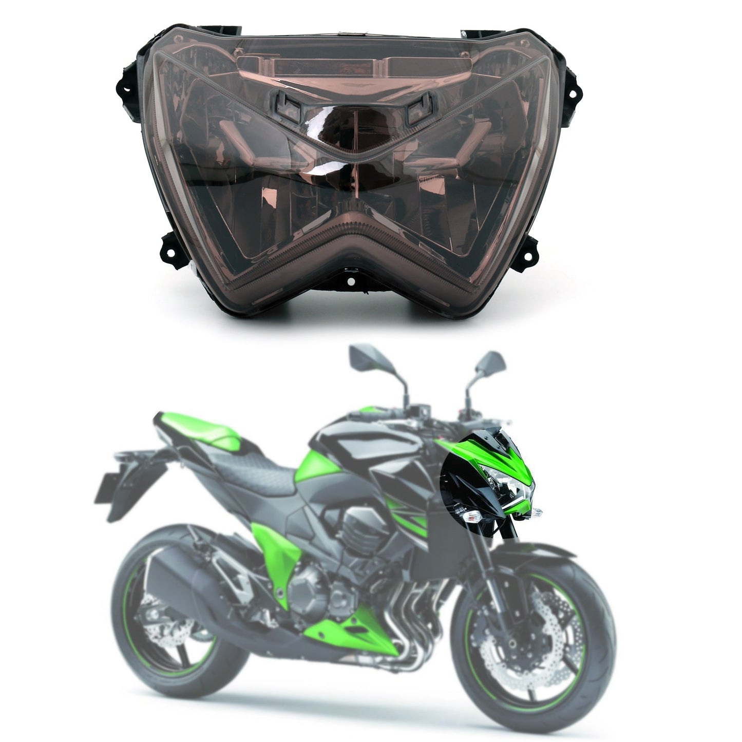 Gruppo faro anteriore per Kawasaki Z800 2013-2014 2012 generico