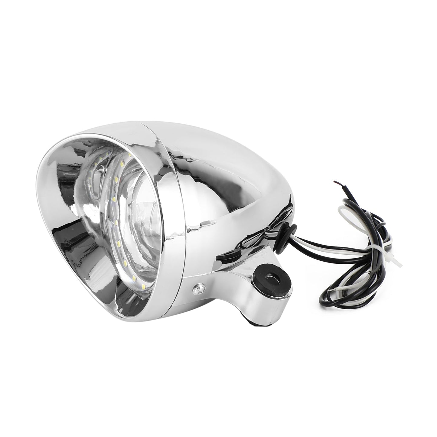 Moto LED Angel Eye COB Light Faro Fendinebbia per Harley Dyna Glide Generico