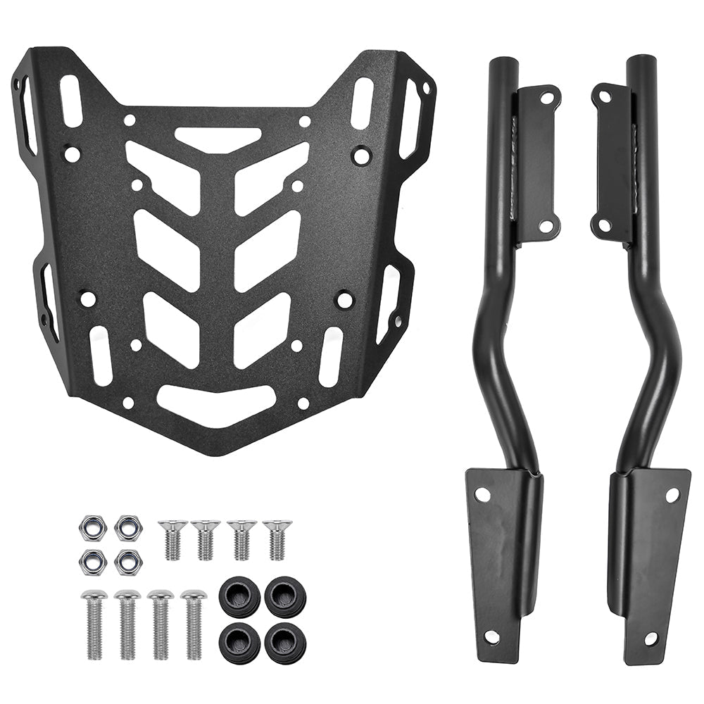 Portapacchi posteriore Portapacchi Cargo Shelf Nero per Honda CB650R CBR650R 2019 2020 Generico