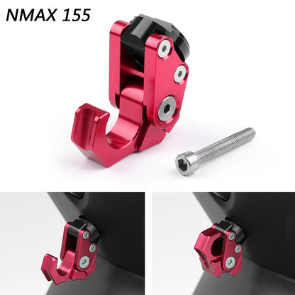 Carry Helmet Bottle Hanger Holder Ganci in lega di alluminio CNC per Yamaha NMAX 155 Generico