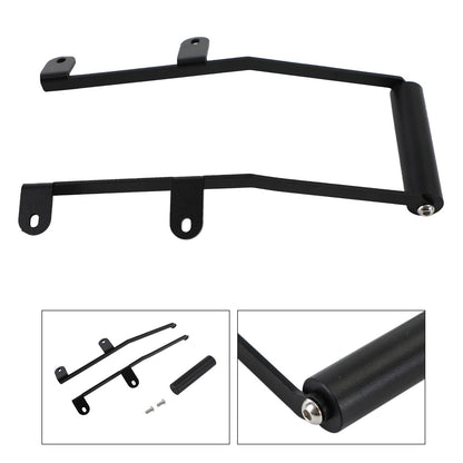 Supporto per smartphone/GPS per montaggio su staffa per parabrezza nero per Honda NC750X 16-2020