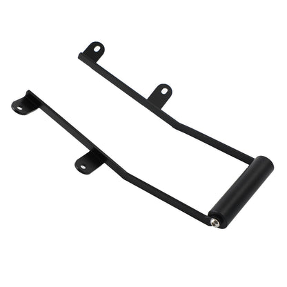 Supporto per smartphone/GPS per montaggio su staffa per parabrezza nero per Honda NC750X 16-2020