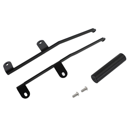Supporto per smartphone/GPS per montaggio su staffa per parabrezza nero per Honda NC750X 16-2020