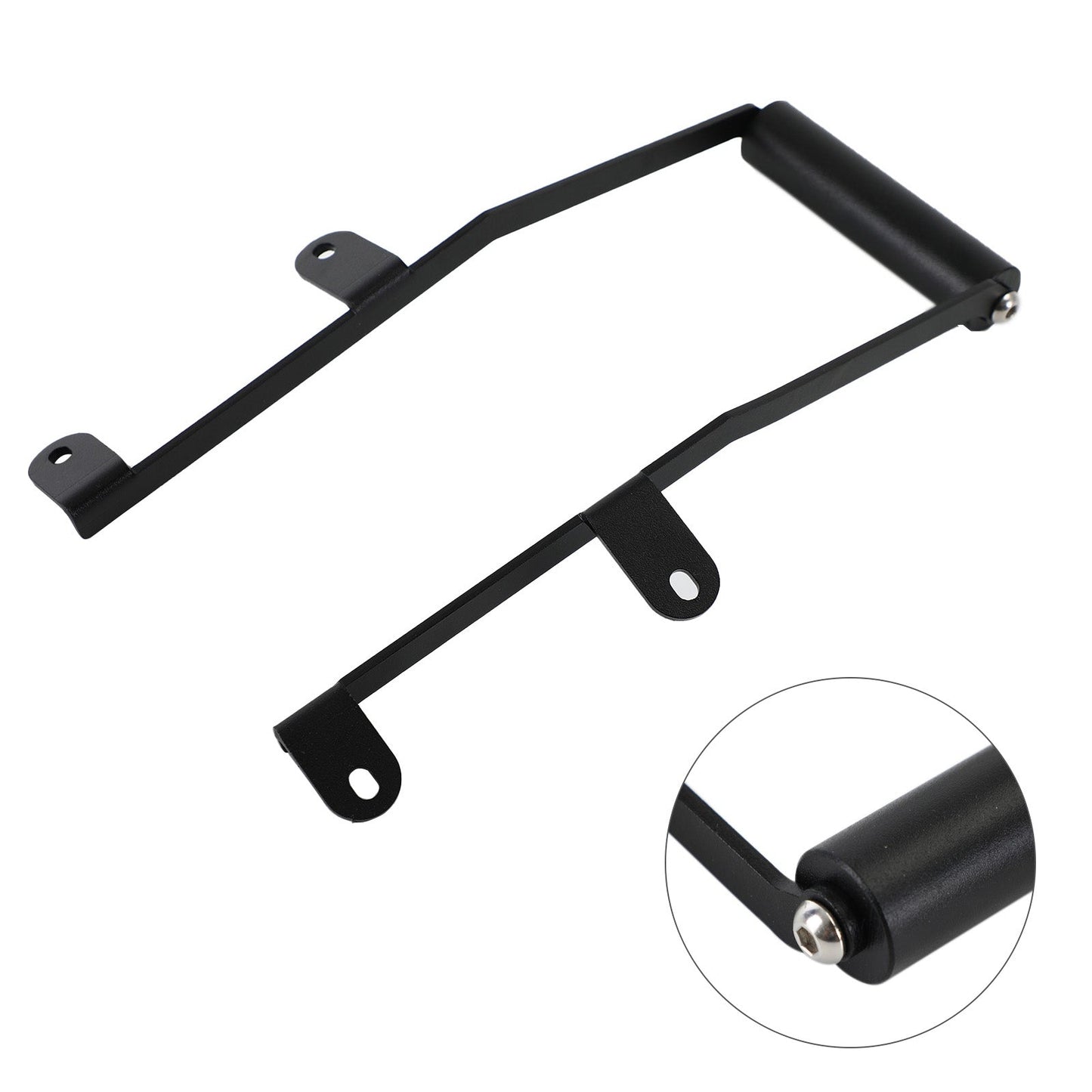 Supporto per smartphone/GPS per montaggio su staffa per parabrezza nero per Honda NC750X 16-2020