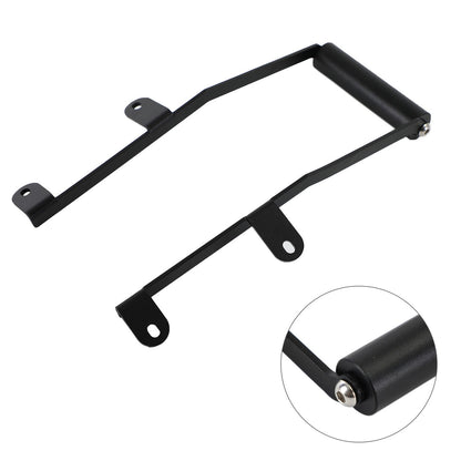 Supporto per smartphone/GPS per montaggio su staffa per parabrezza nero per Honda NC750X 16-2020