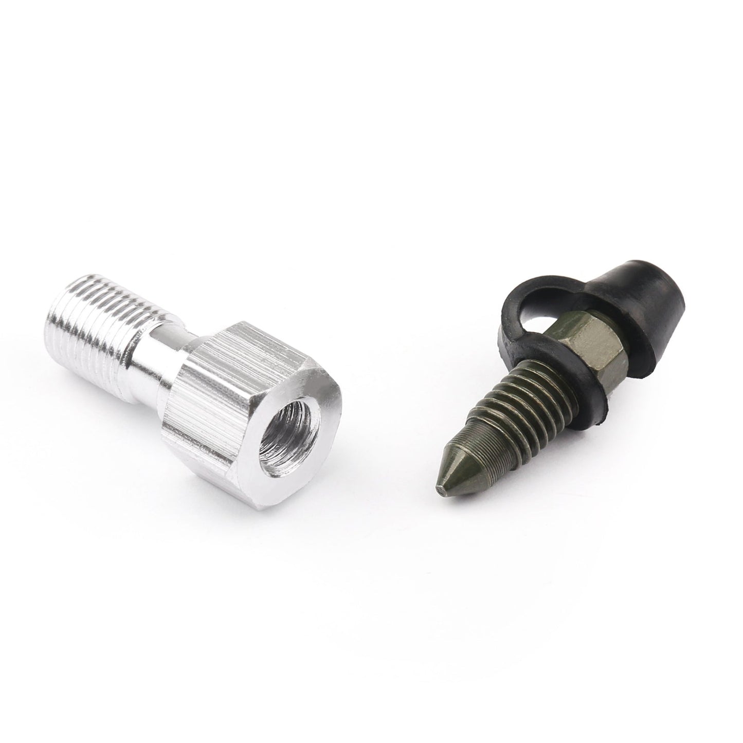 M10x1.0mm /1.25mm Motorcycle Brake Caliper Bleeder Screw Fork Air Bleeder Valves