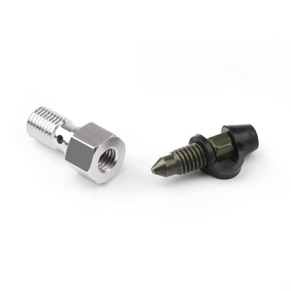 M10x1.0mm /1.25mm Motorcycle Brake Caliper Bleeder Screw Fork Air Bleeder Valves