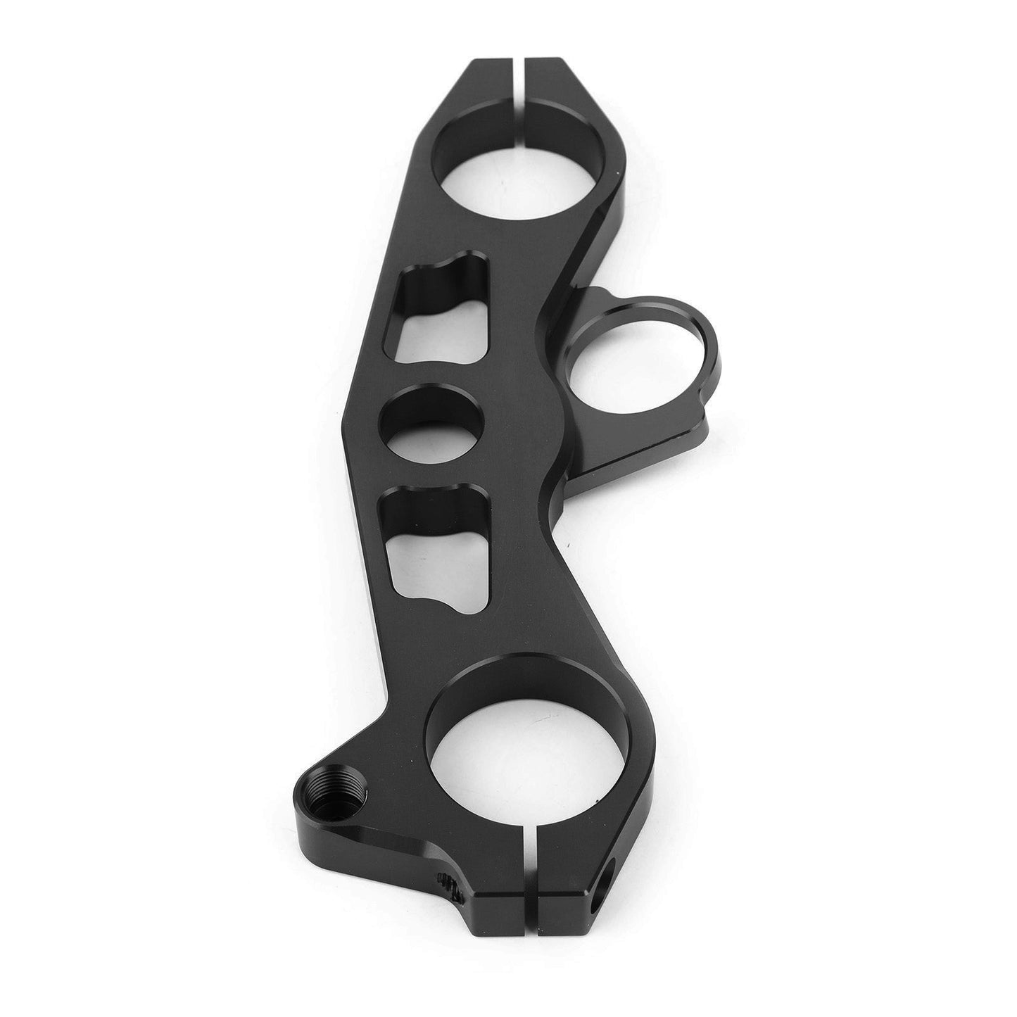 Morsetto superiore superiore superiore d'estremità anteriore d'albero triplo abbassante per Kawasaki ZX6R 2009-2012 Generico