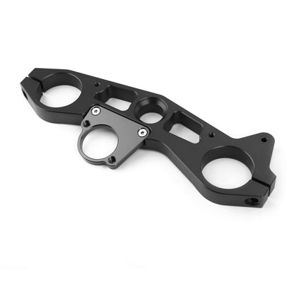 Morsetto superiore superiore superiore d'estremità anteriore d'albero triplo abbassante per Kawasaki ZX6R 2009-2012 Generico