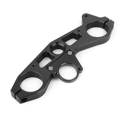 Morsetto superiore superiore superiore d'estremità anteriore d'albero triplo abbassante per Kawasaki ZX6R 2009-2012 Generico