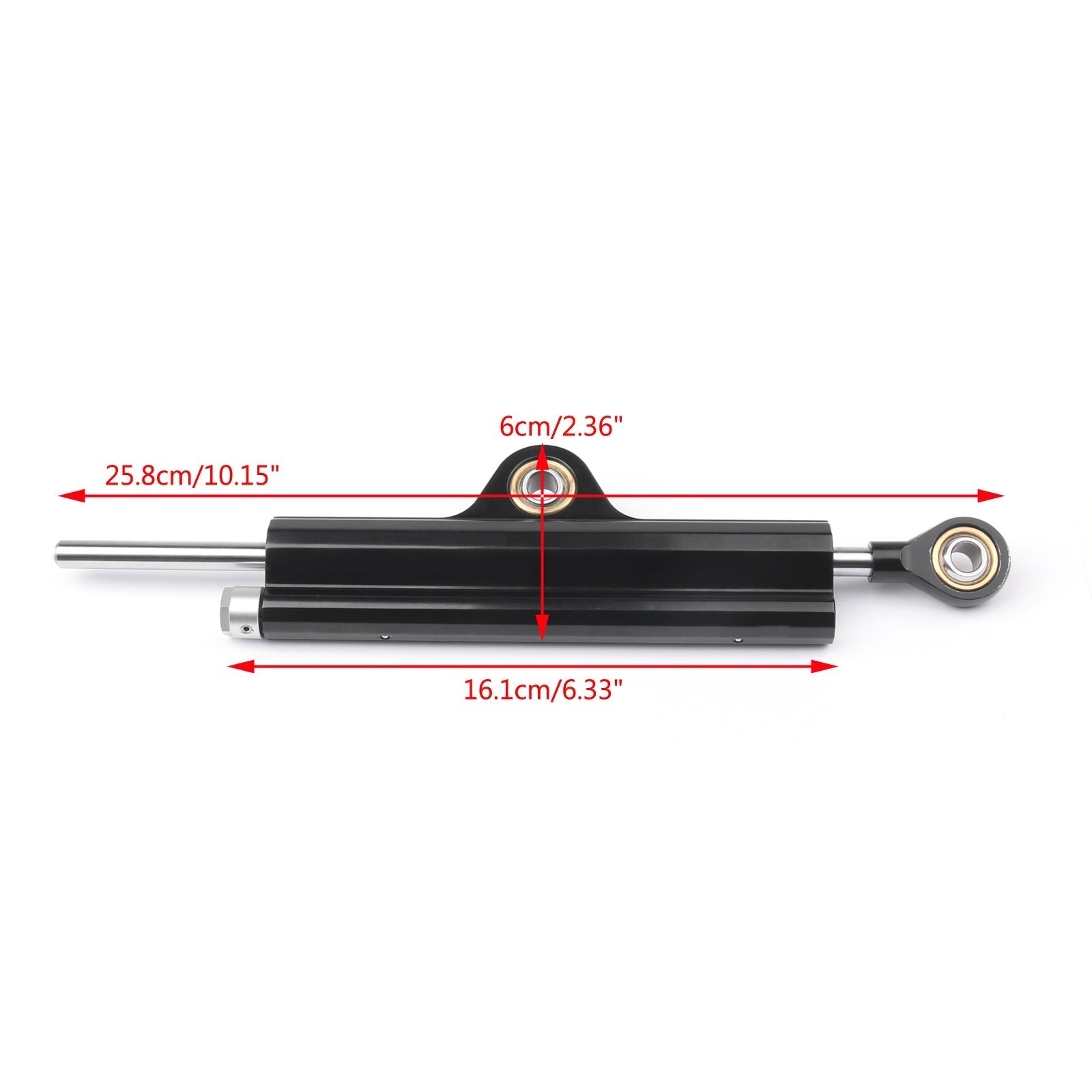 Universal Steering Damper Stabilizer Linear Fit Yamaha Honda Kawasaki Suzuki