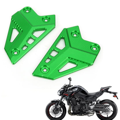 Protezioni tallone in alluminio CNC Piastre arretrate adatte per Kawasaki Z900 ZR900 2017-2020 Generico